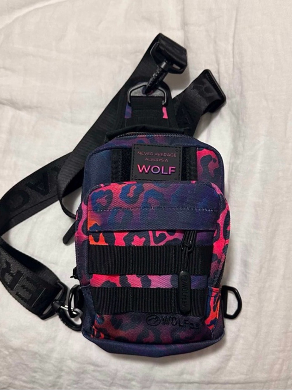 WOLKpak Neon Leopard 4L Mini Tactical Sling Bag
